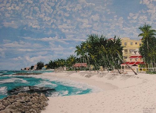 Beach at White Sands